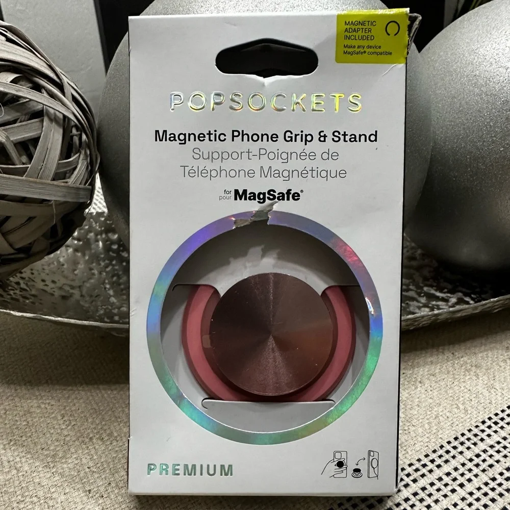 PopSocket Premium Magnetic Phone Grip & Stand - Rose Gold